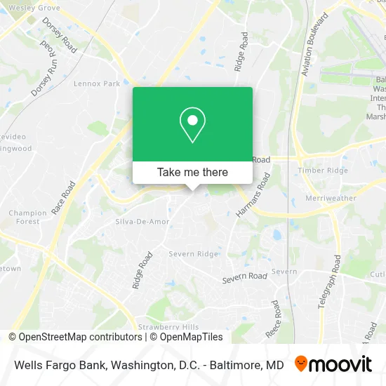 Wells Fargo Bank map