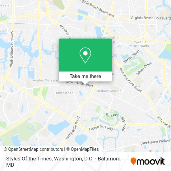 Styles Of the Times map