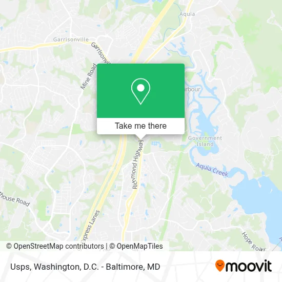 Usps map