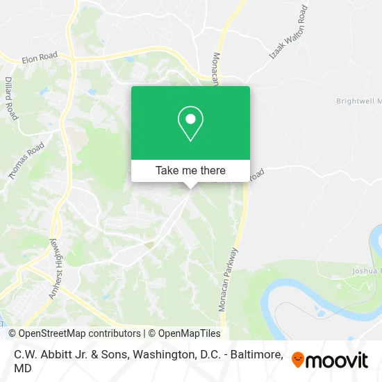 C.W. Abbitt Jr. & Sons map