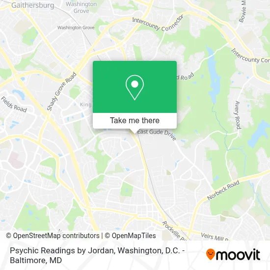 Psychic Readings by Jordan map