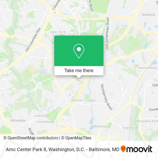 Amc Center Park 8 map