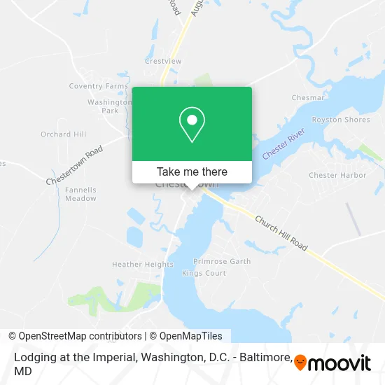 Lodging at the Imperial map