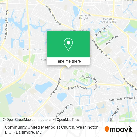 Community United Methodist Church map