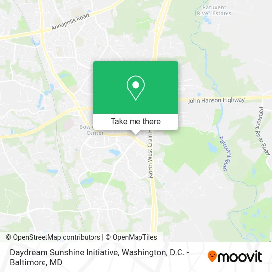 Daydream Sunshine Initiative map