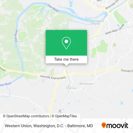 Western Union map