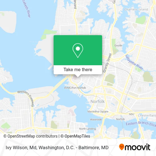 Ivy Wilson, Md map