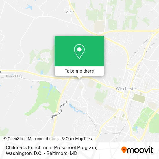 Children's Enrichment Preschool Program map