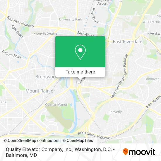 Quality Elevator Company, Inc. map