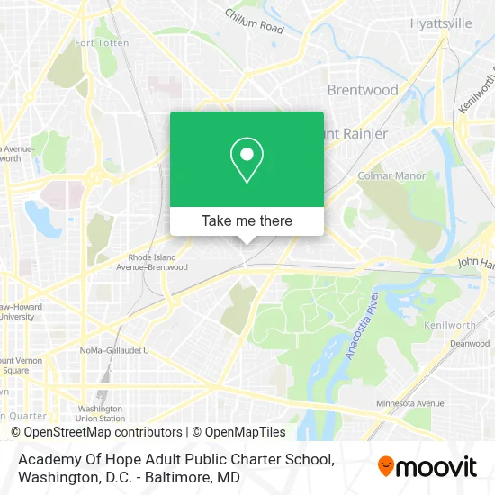 Academy Of Hope Adult Public Charter School map