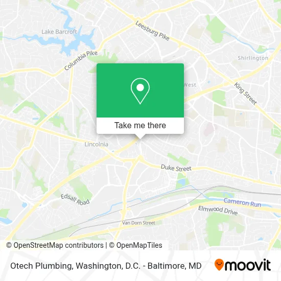 Otech Plumbing map