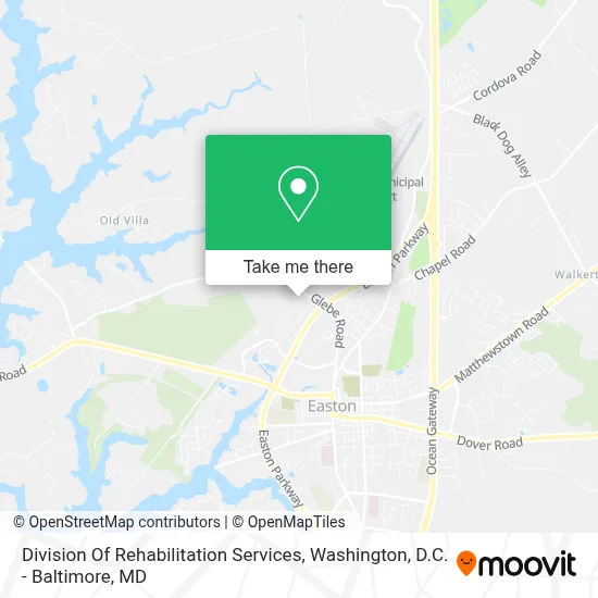 Division Of Rehabilitation Services map