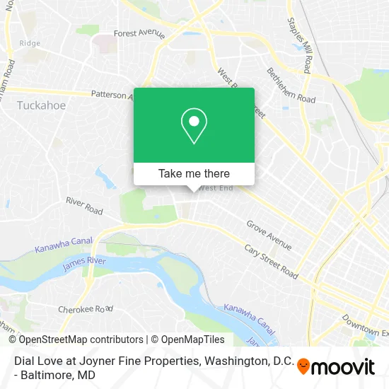 Dial Love at Joyner Fine Properties map