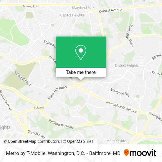 Metro by T-Mobile map