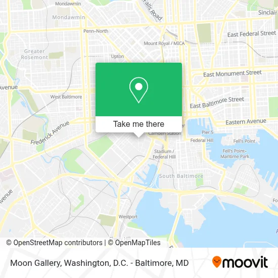 Moon Gallery map