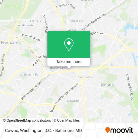 Cowoc map