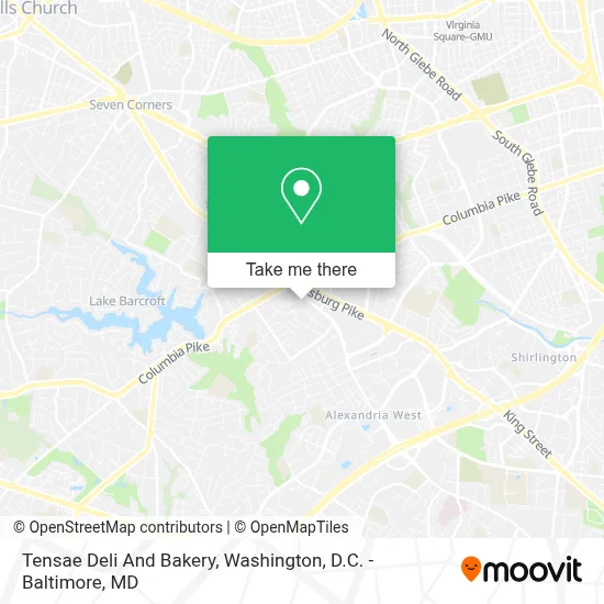 Tensae Deli And Bakery map