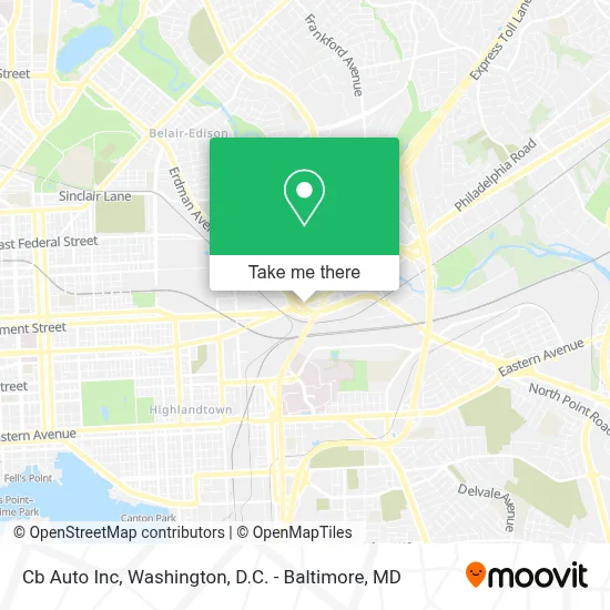 Cb Auto Inc map