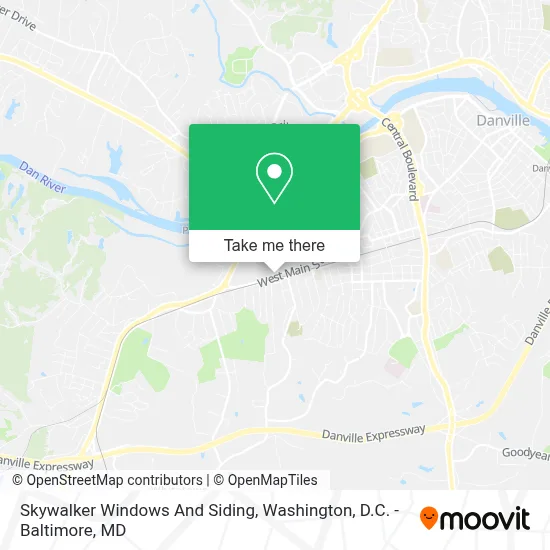 Skywalker Windows And Siding map