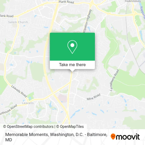 Memorable Moments map