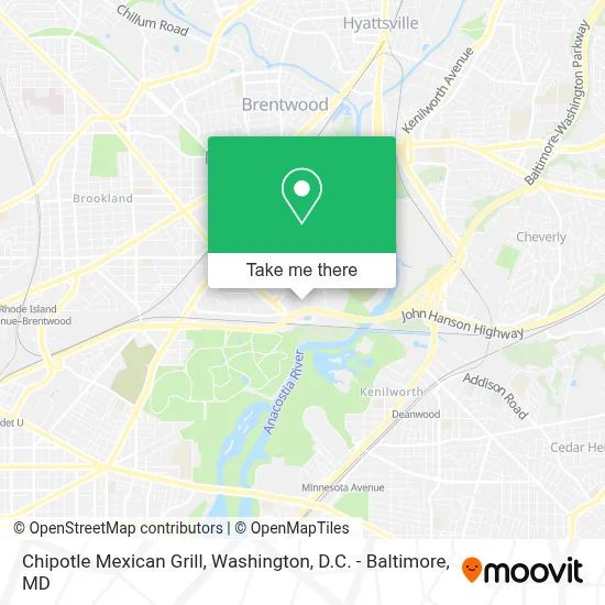 Chipotle Mexican Grill map
