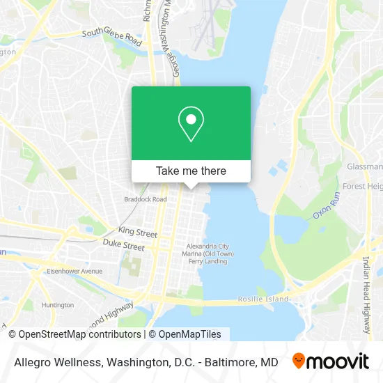 Allegro Wellness map