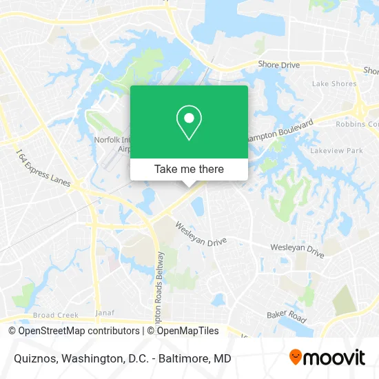 Quiznos map