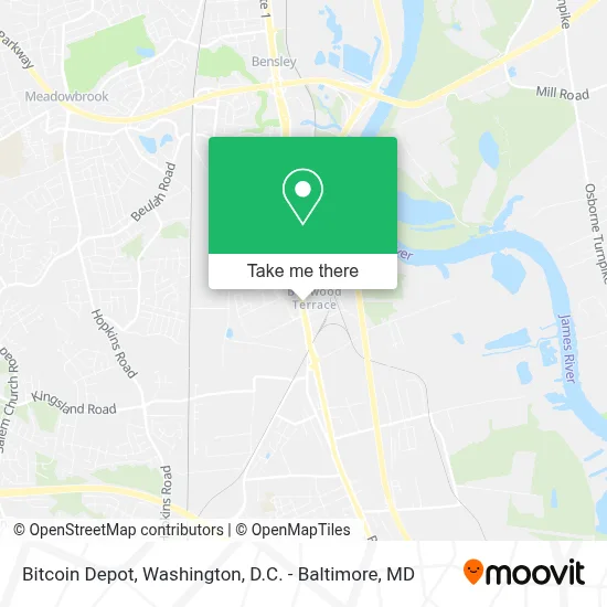 Bitcoin Depot map