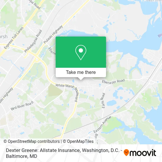 Dexter Greene: Allstate Insurance map