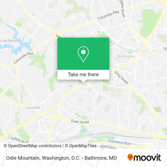 Odle Mountain map