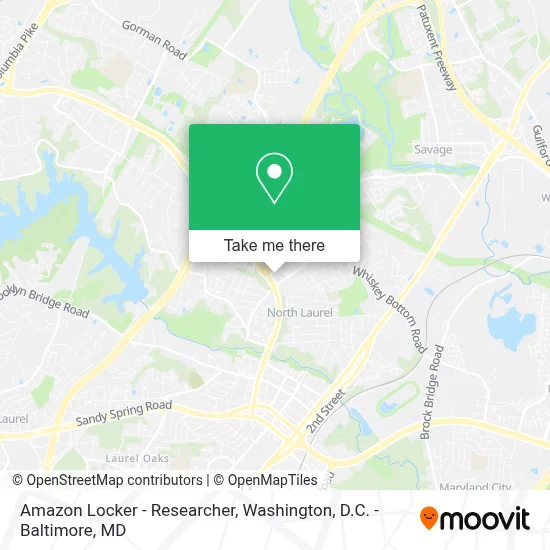 Amazon Locker - Researcher map