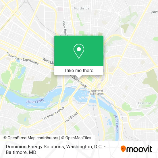 Dominion Energy Solutions map