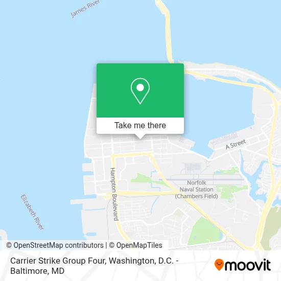 Carrier Strike Group Four map