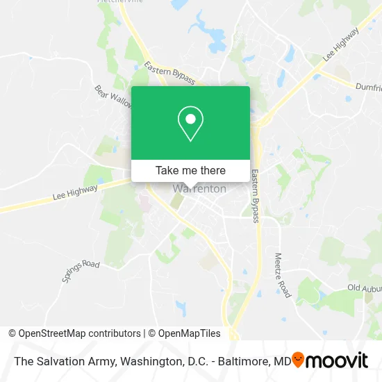 The Salvation Army map