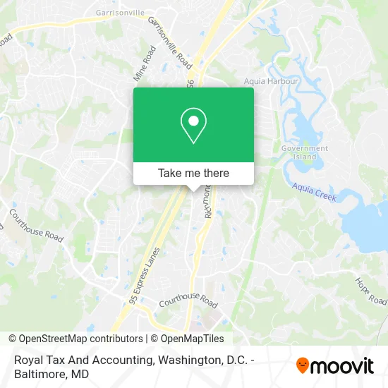 Royal Tax And Accounting map