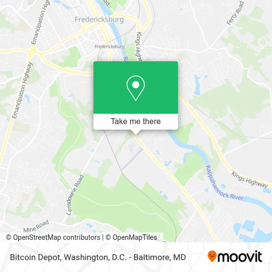 Bitcoin Depot map