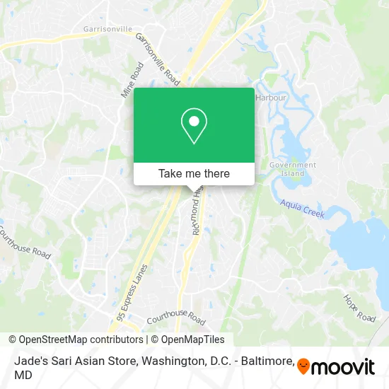 Jade's Sari Asian Store map