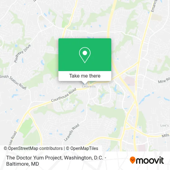 The Doctor Yum Project map