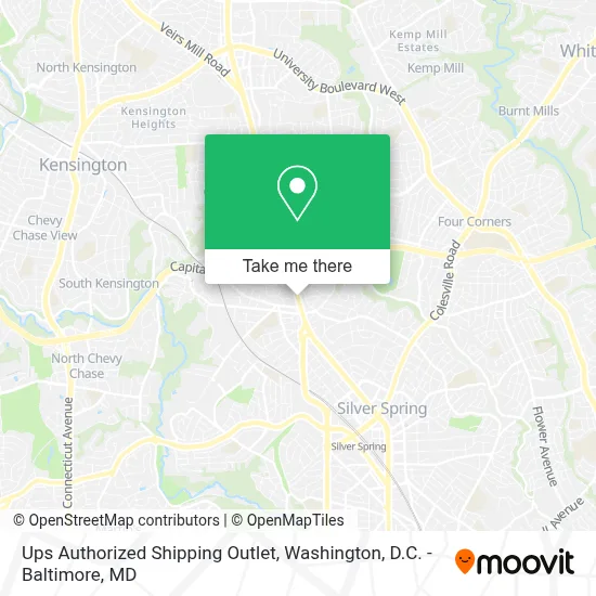 Ups Authorized Shipping Outlet map