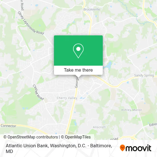 Atlantic Union Bank map