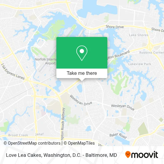 Love Lea Cakes map