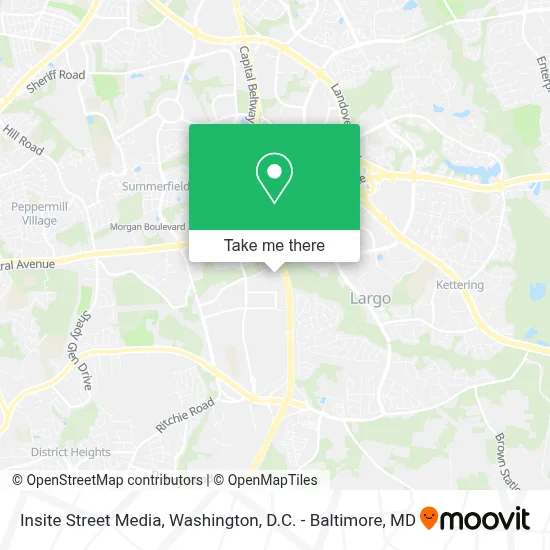 Insite Street Media map