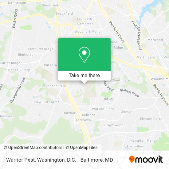 Warrior Pest map