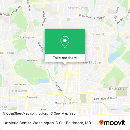 Athletic Center map