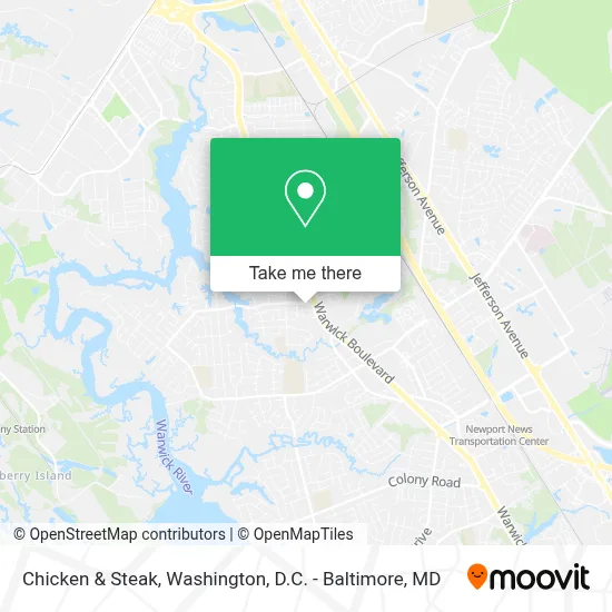 Chicken & Steak map