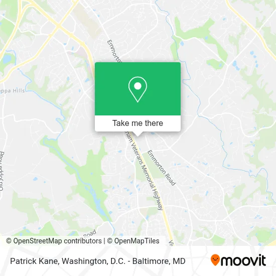 Patrick Kane map