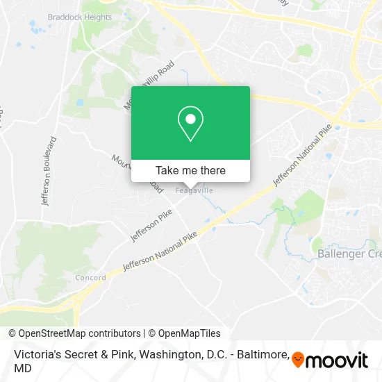 Victoria's Secret & Pink map