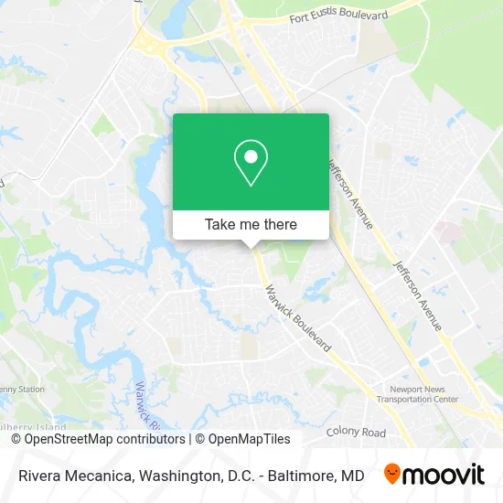 Rivera Mecanica map