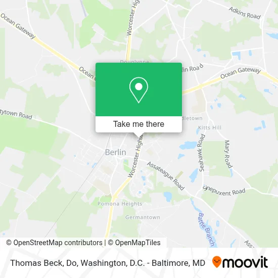 Thomas Beck, Do map