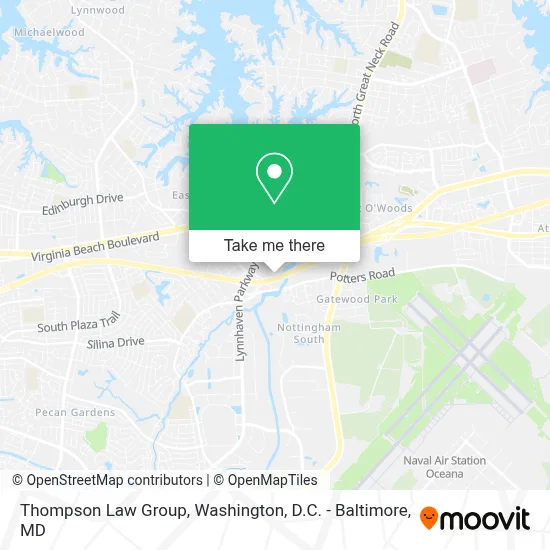 Thompson Law Group map